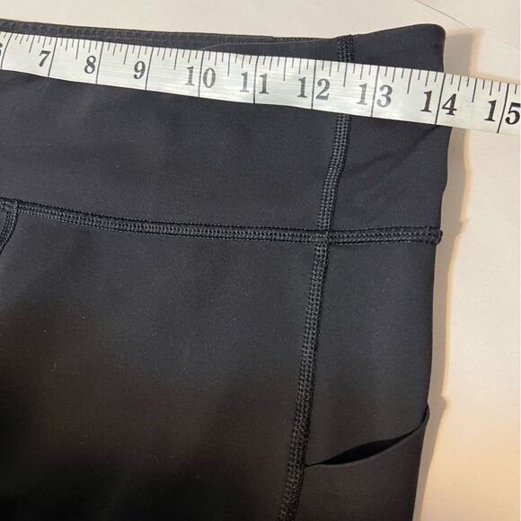 Lululemon Inspire Crop Luxtreme Leggings Run Training Black Pant Size 6 - Picture 13 of 15